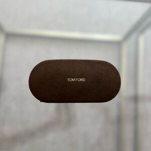 Tom Ford Suede Brown Eyeglass Case